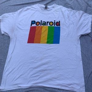 XL White Polaroid Tee